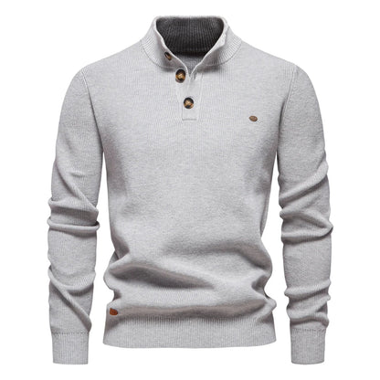 Jäger™ | Herrenpullover mit Knopfdesign