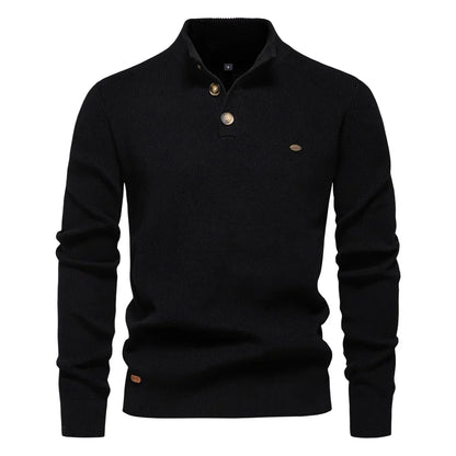 Jäger™ | Herrenpullover mit Knopfdesign