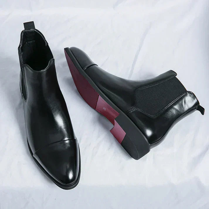 Premium Leather Chelsea Boots