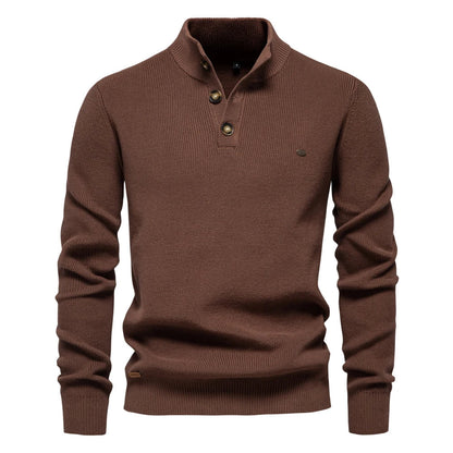Jäger™ | Herrenpullover mit Knopfdesign