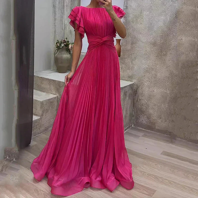 Mud™ - Elegantes Plissiertes Abendkleid
