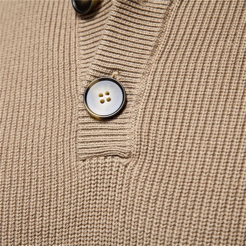 Jäger™ | Herrenpullover mit Knopfdesign