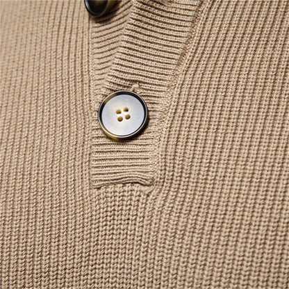 Jäger™ | Herrenpullover mit Knopfdesign