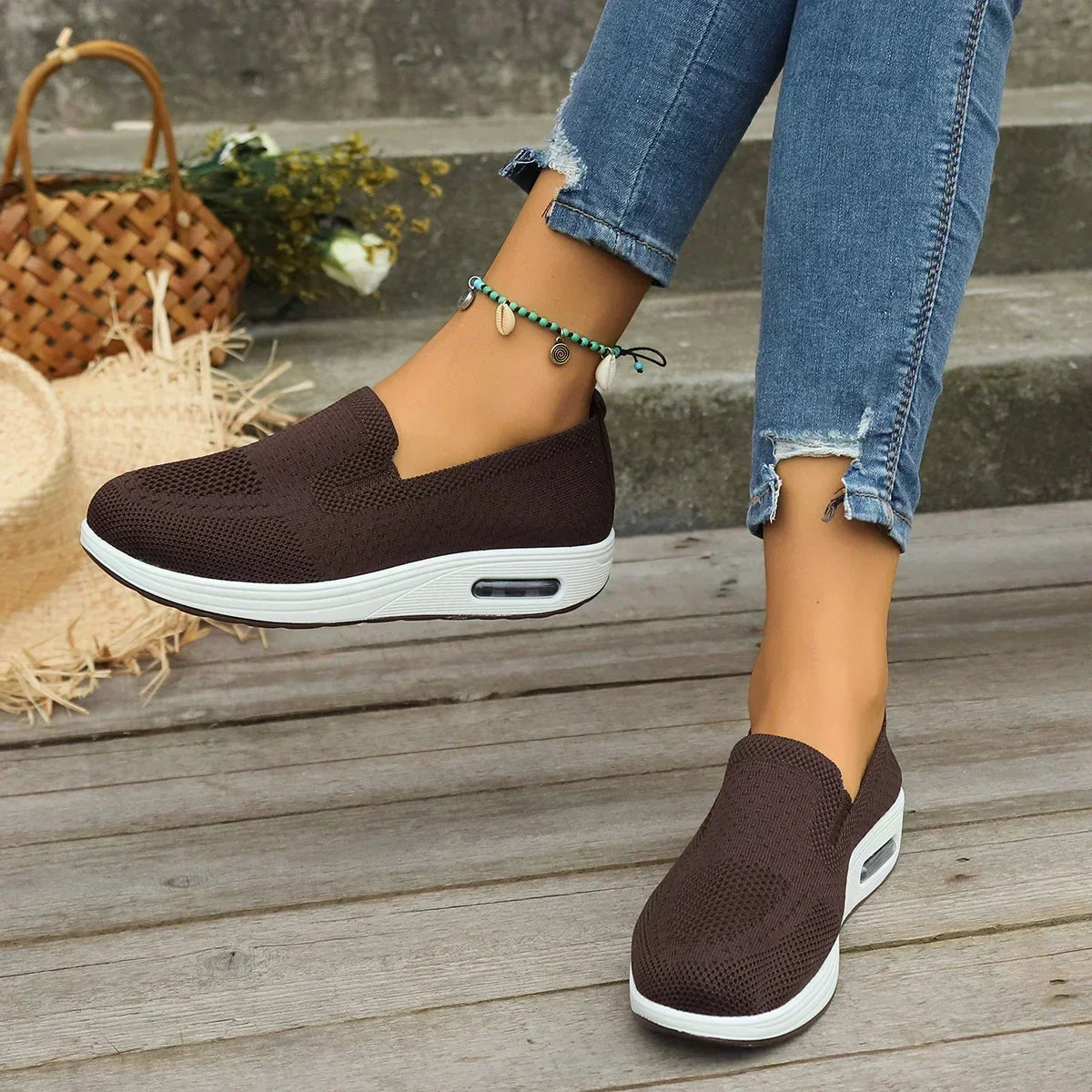 Trixie™ Plateau-Sneaker aus Mesh