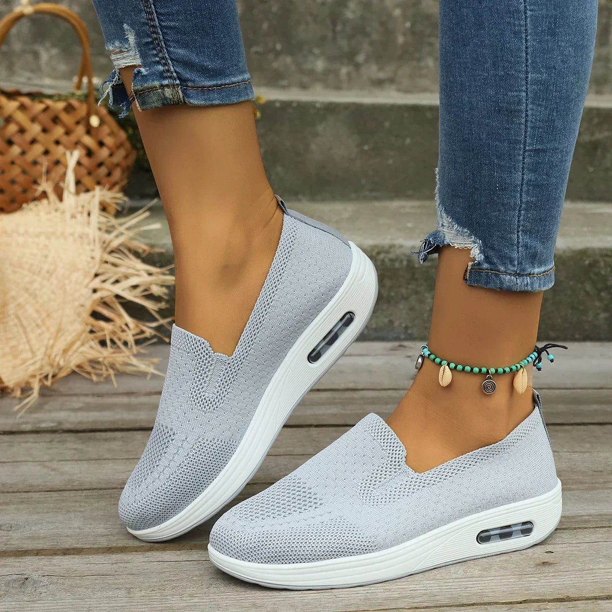 Trixie™ Plateau-Sneaker aus Mesh