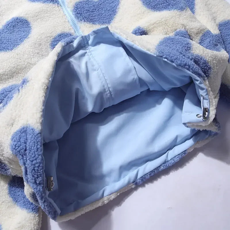 Katharina™ | Veste réversible à cœurs