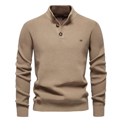 Jäger™ | Herrenpullover mit Knopfdesign