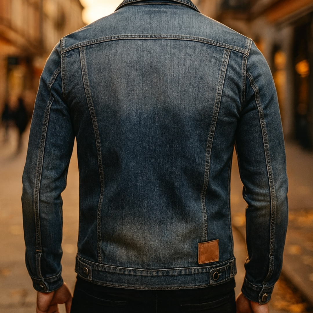 AlpenNord™ | Premium Denim Jacke 75% Baumwolle