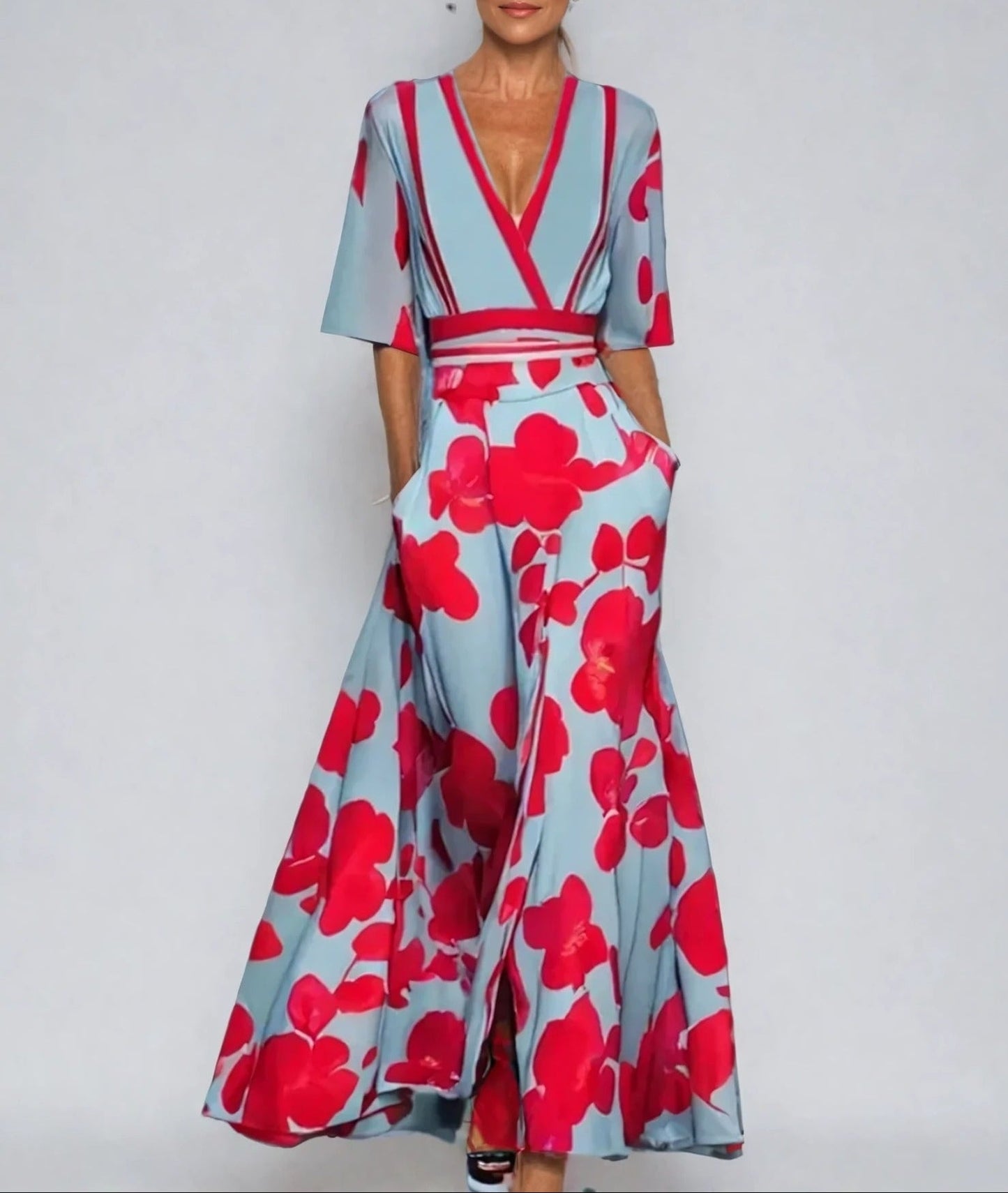 Sanne™ - Bequeme Kleid mit Dreiviertelärmeln