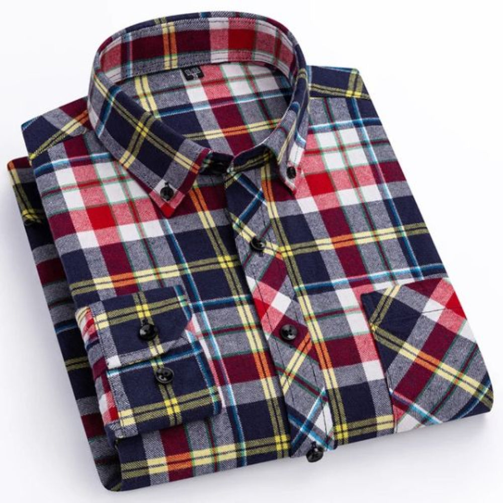 Roman™ | Kariertes Poloshirt Herren