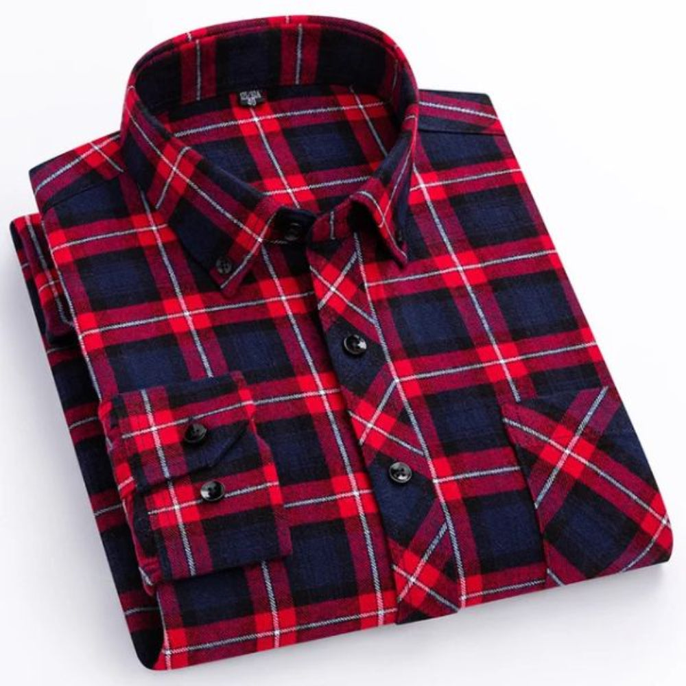 Roman™ | Kariertes Poloshirt Herren