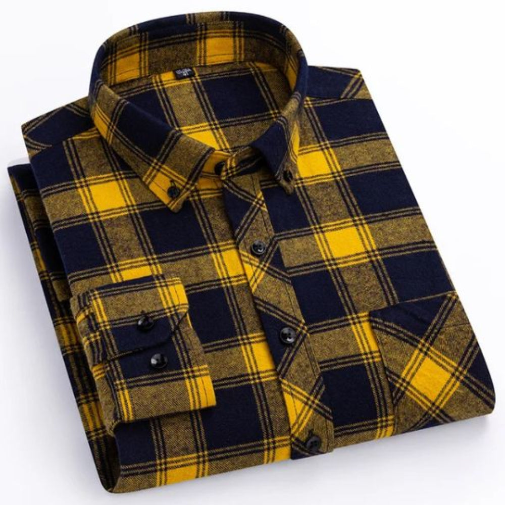 Roman™ | Kariertes Poloshirt Herren