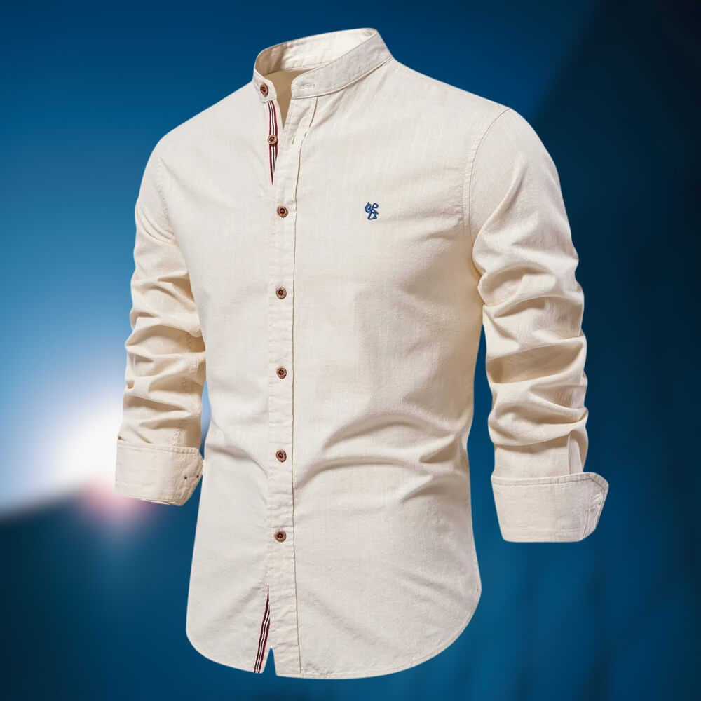 Tobias™ | Modernes Langarm-Poloshirt Herren