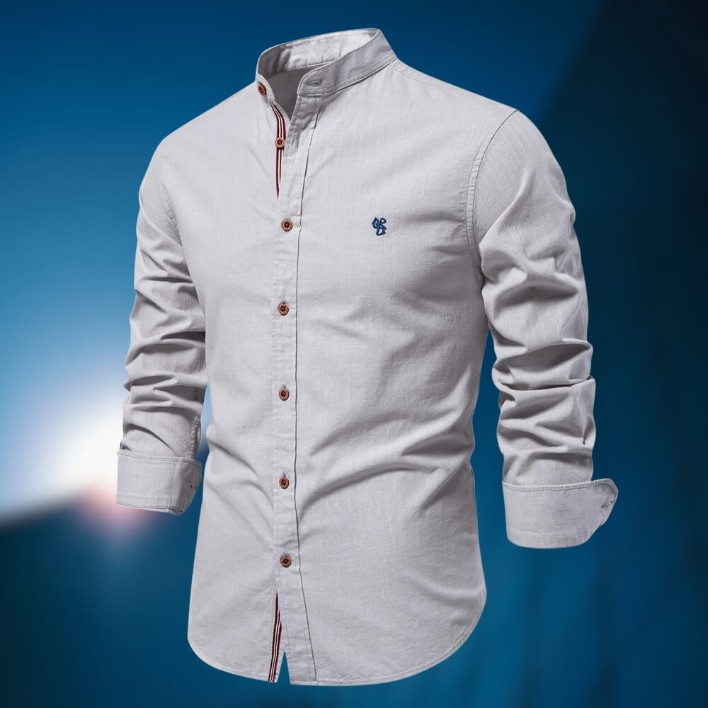 Tobias™ | Modernes Langarm-Poloshirt Herren