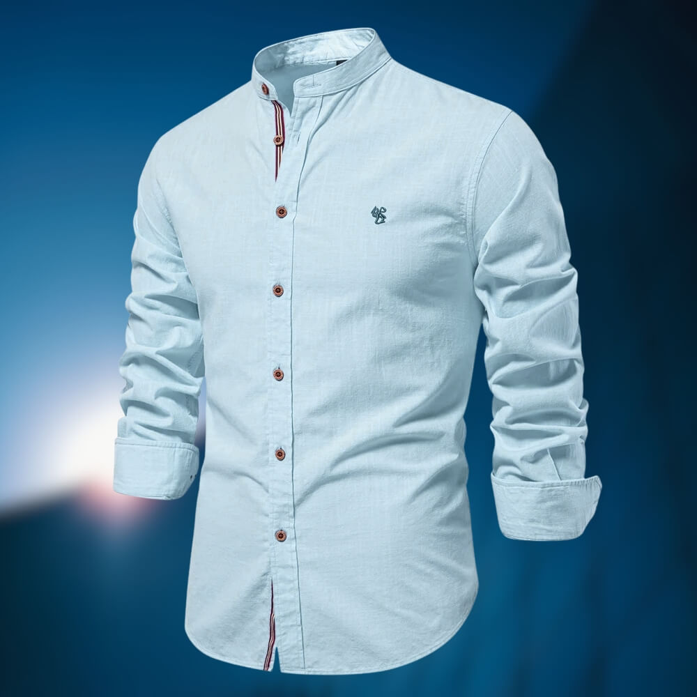 Tobias™ | Modernes Langarm-Poloshirt Herren
