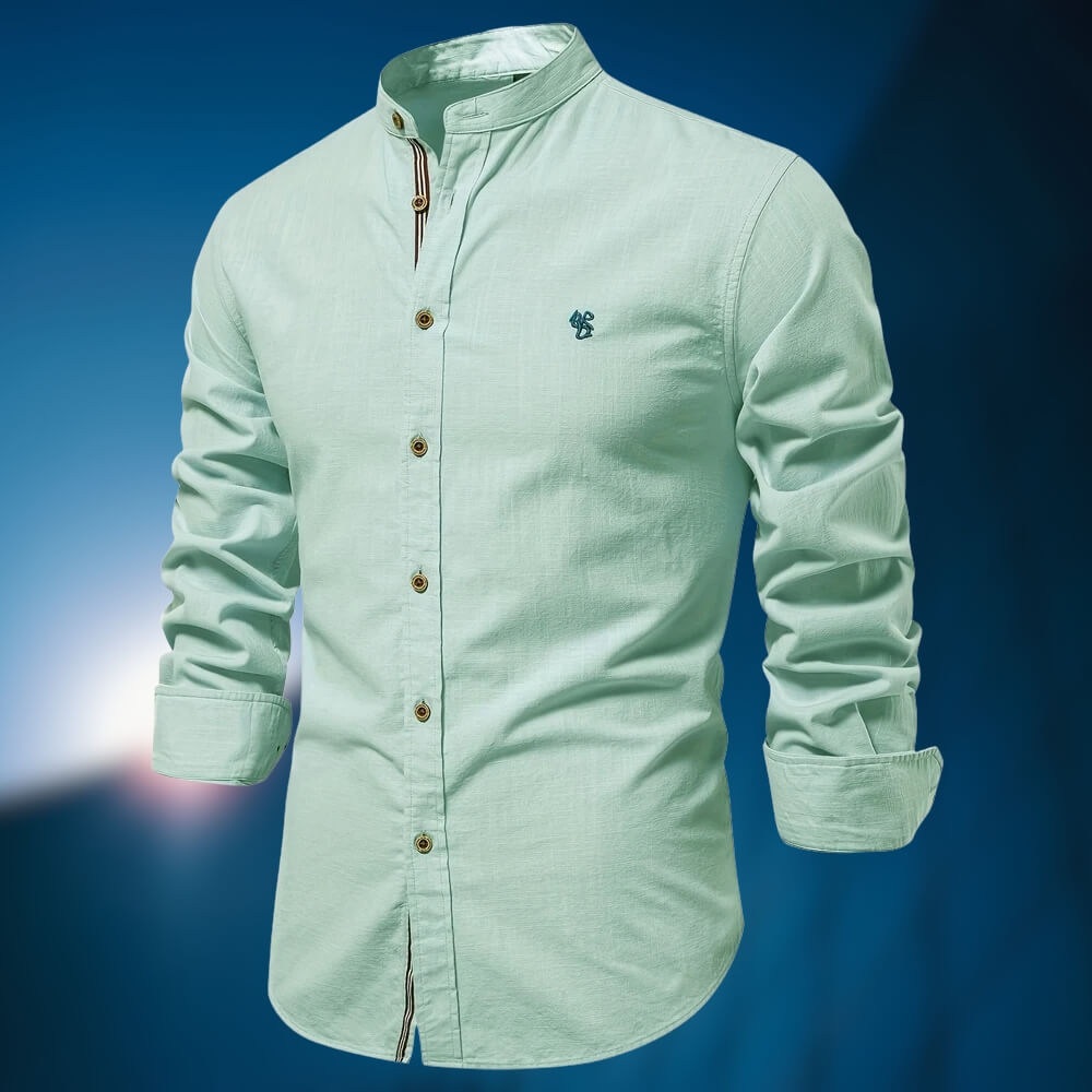 Tobias™ | Modernes Langarm-Poloshirt Herren