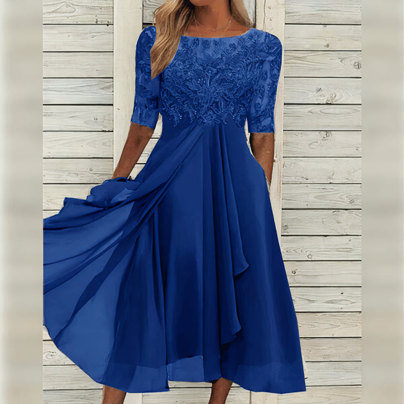 Puck™ - Elegantes Midi-Kleid aus Spitze