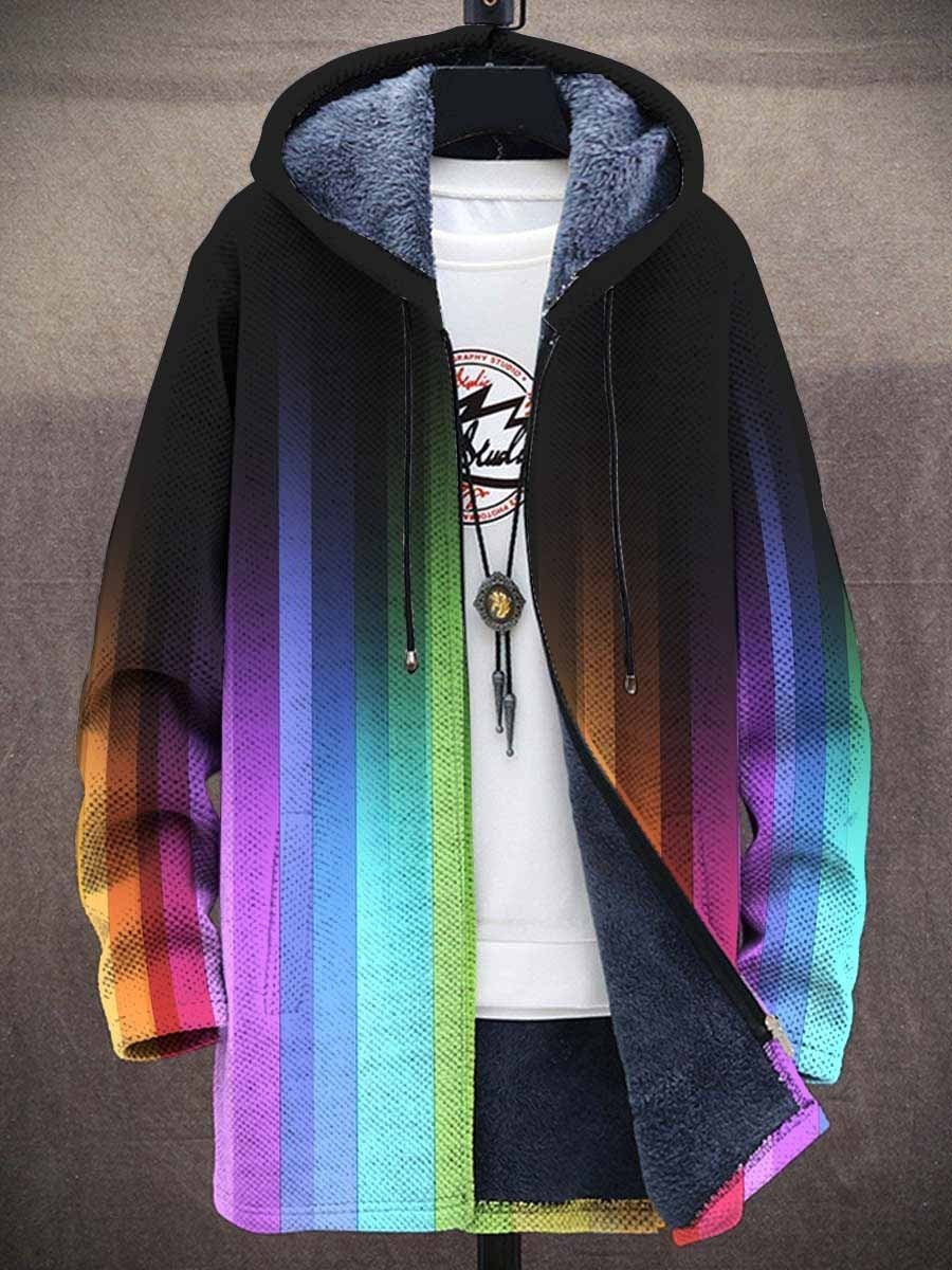 Tasma™ - Luxuriöse Kunstinspirierte Kapuzenjacke mit Reißverschluss