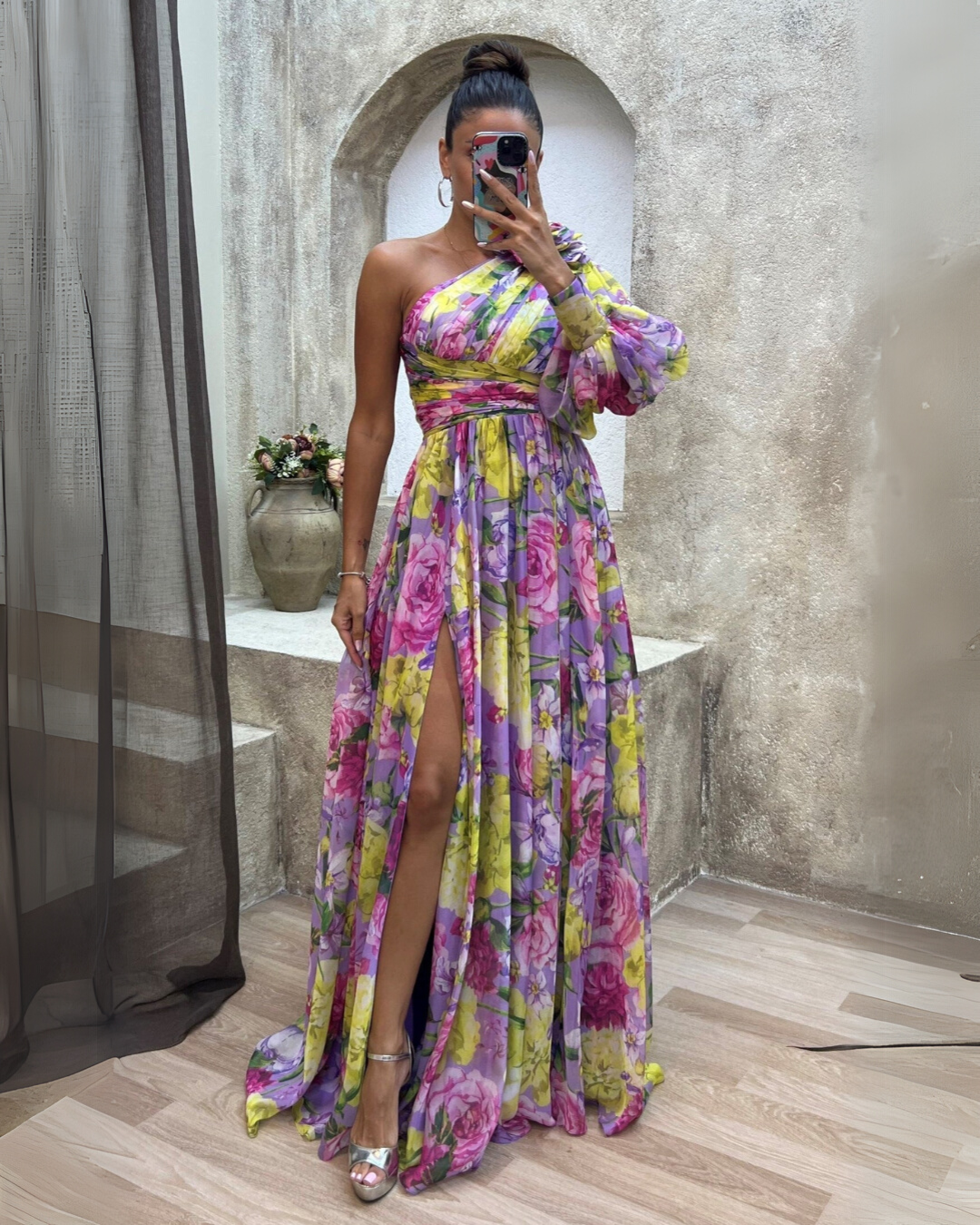 Maud™ - Elegante Kleid mit Langen Ärmeln