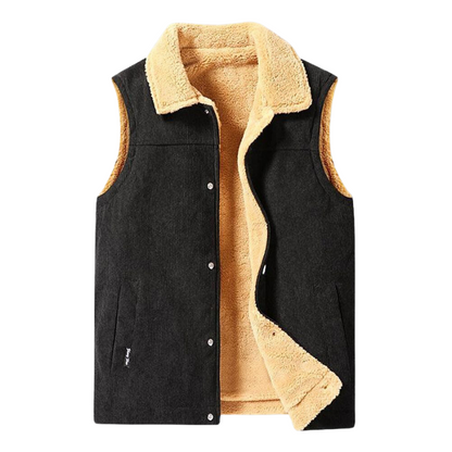 AlpenNord™ | Mit Knöpfen versehnte Weste für Herren