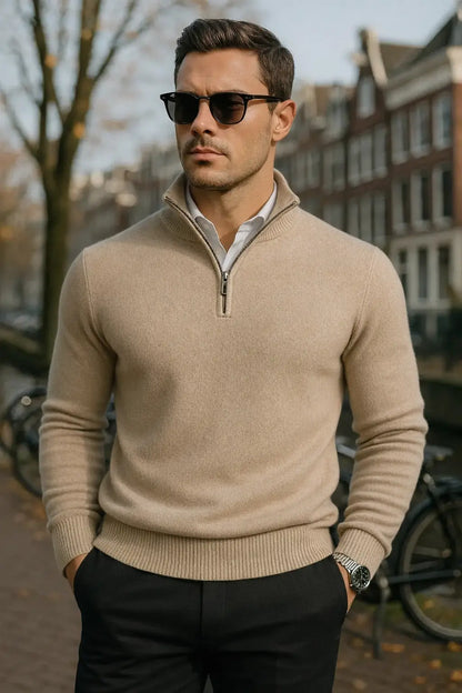 AlpenNord™ | The Windsor Half-Zip Herrenpullover