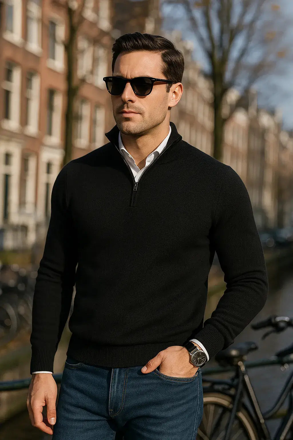 AlpenNord™ | The Windsor Half-Zip Herrenpullover