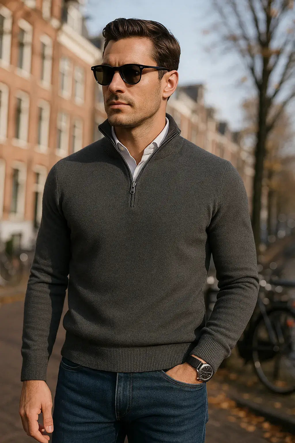 AlpenNord™ | The Windsor Half-Zip Herrenpullover