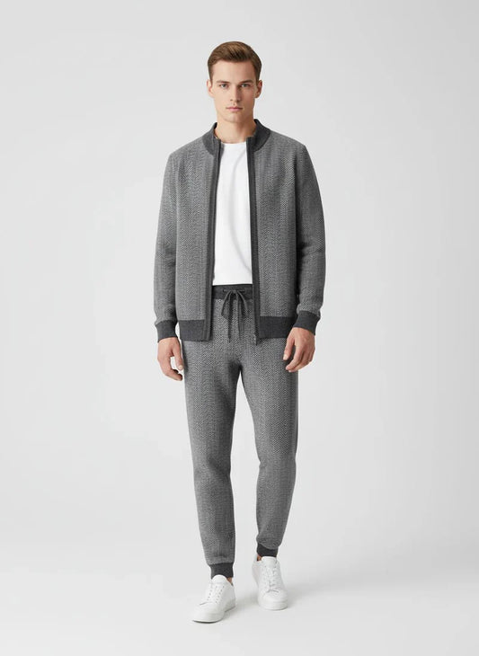 AlpenNord™ | Set aus feinster Merinowolle mit Muster