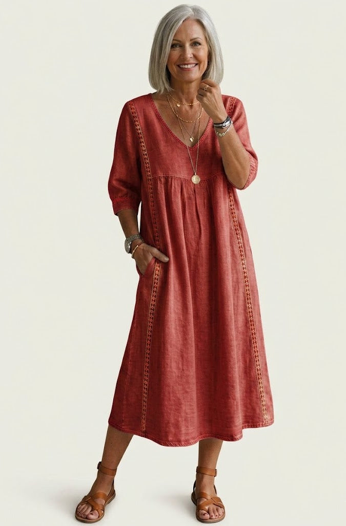 Juliette I Elegance A-Linie Maxi-Kleid