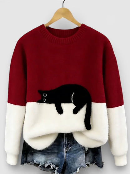Luna™ | Hoodie mit Katzenprint