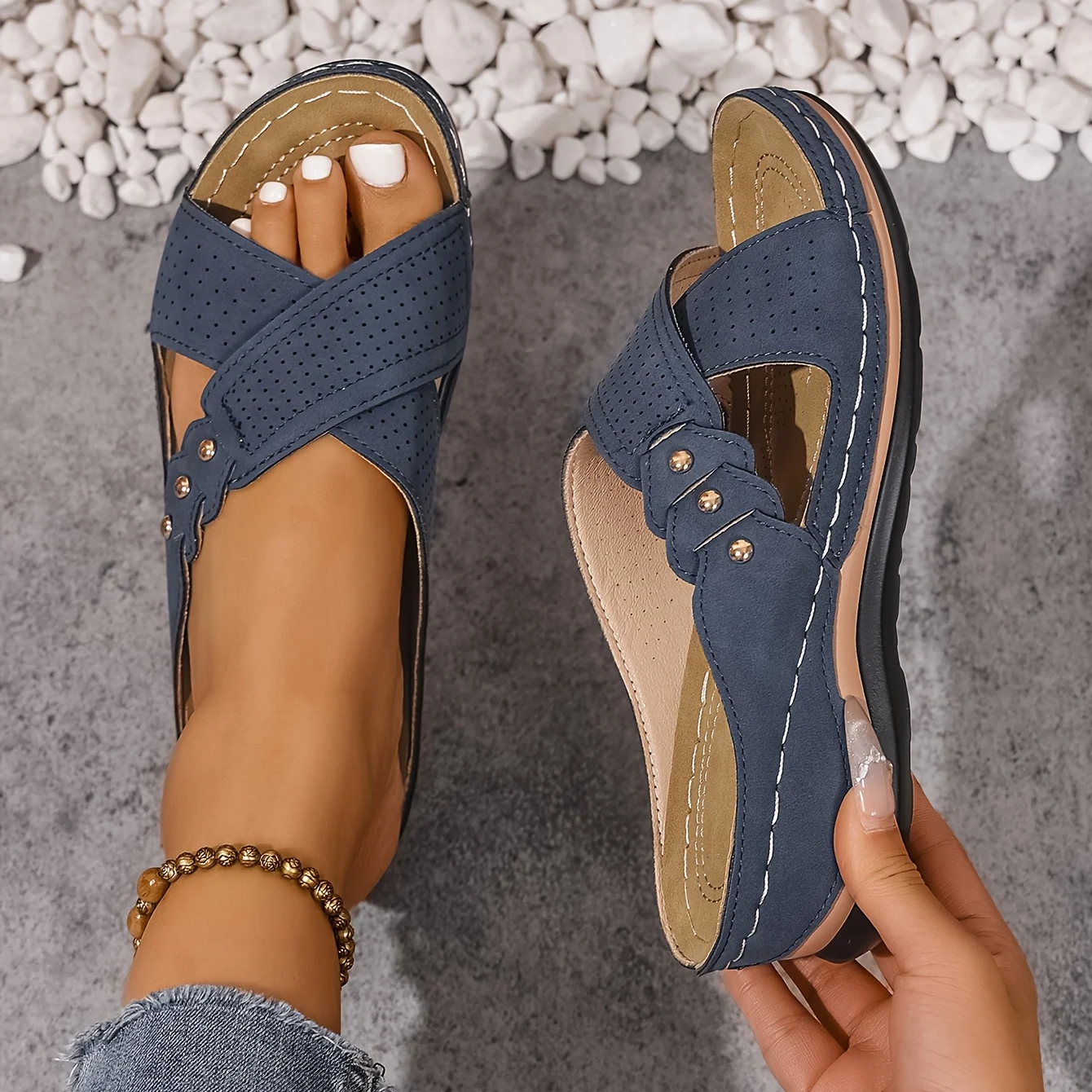 Pascalle | Orthopädische Wedge Sandalen