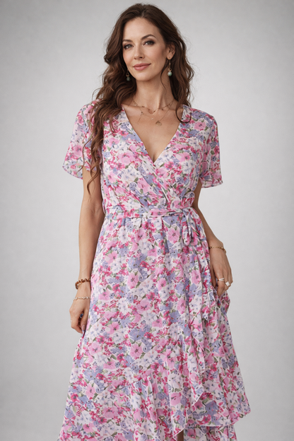VIVIENNE | Emma - Midi Blumenkleid
