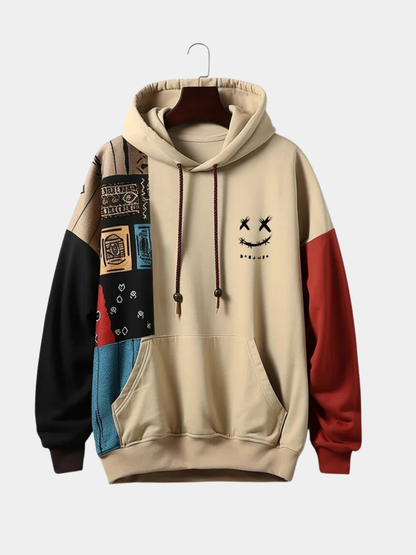 Axel™ | Patchwork-Kapuzenpullover