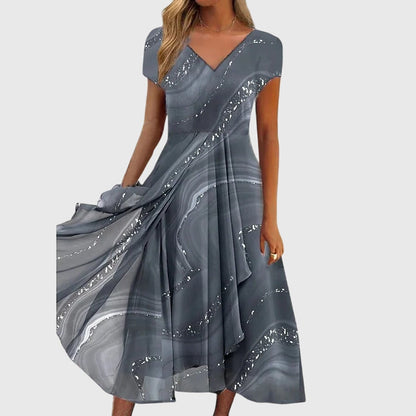Aubrielle | Fließendes Midikleid