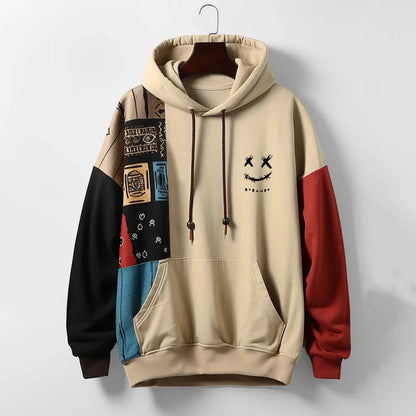Axel™ | Patchwork-Kapuzenpullover