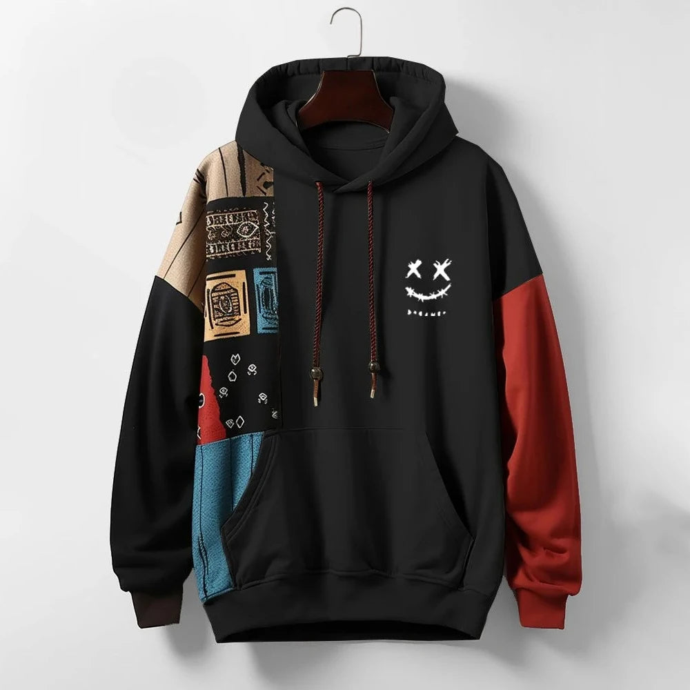 Axel™ | Patchwork-Kapuzenpullover