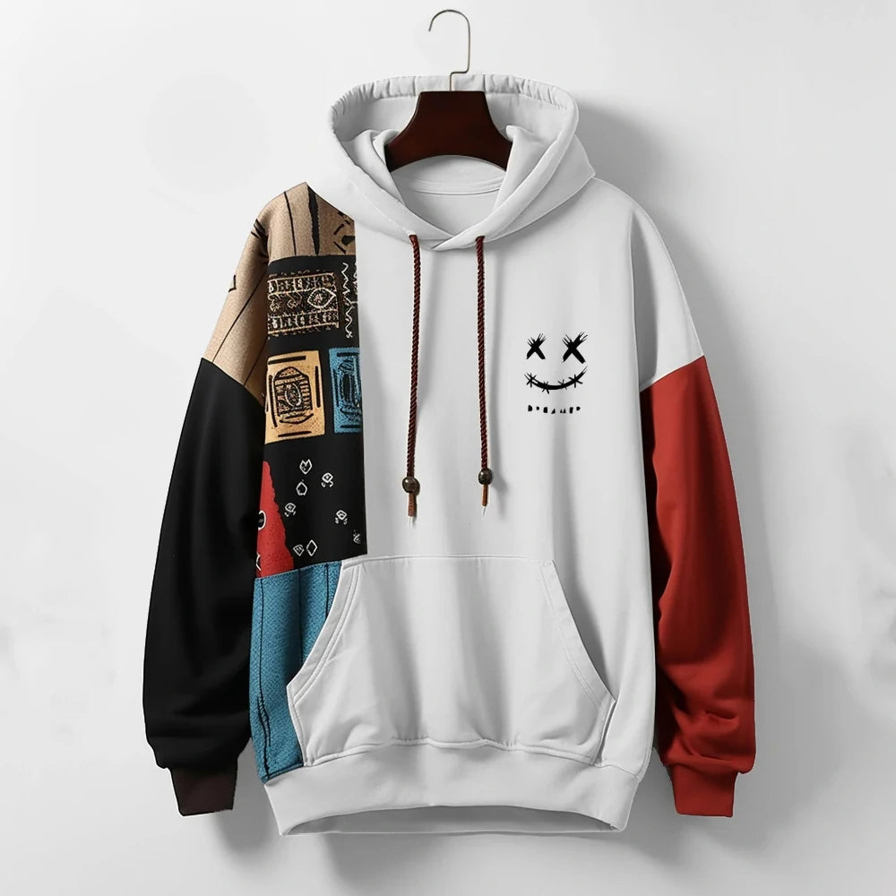 Axel™ | Patchwork-Kapuzenpullover