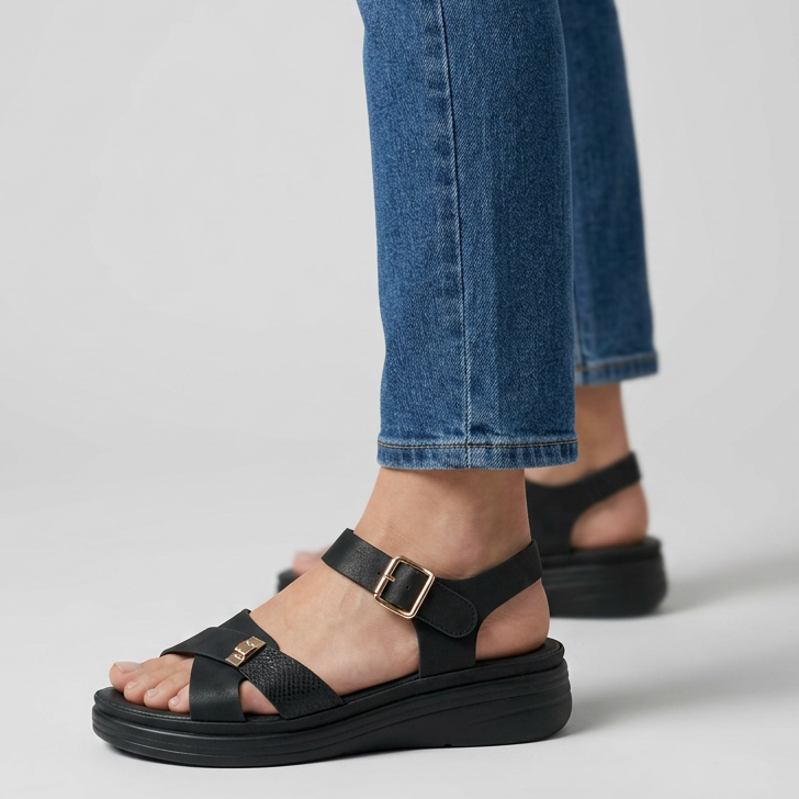 Thalisa - Bequemer Sandale für Damen
