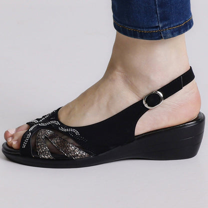 Delia - Bequeme Damensandalen