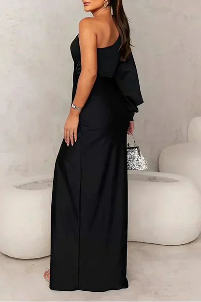 Riley™ - Ein-Schulter Abendkleid