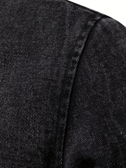 AlpenNord™ | Denim-Fleece-Jacke für Herren