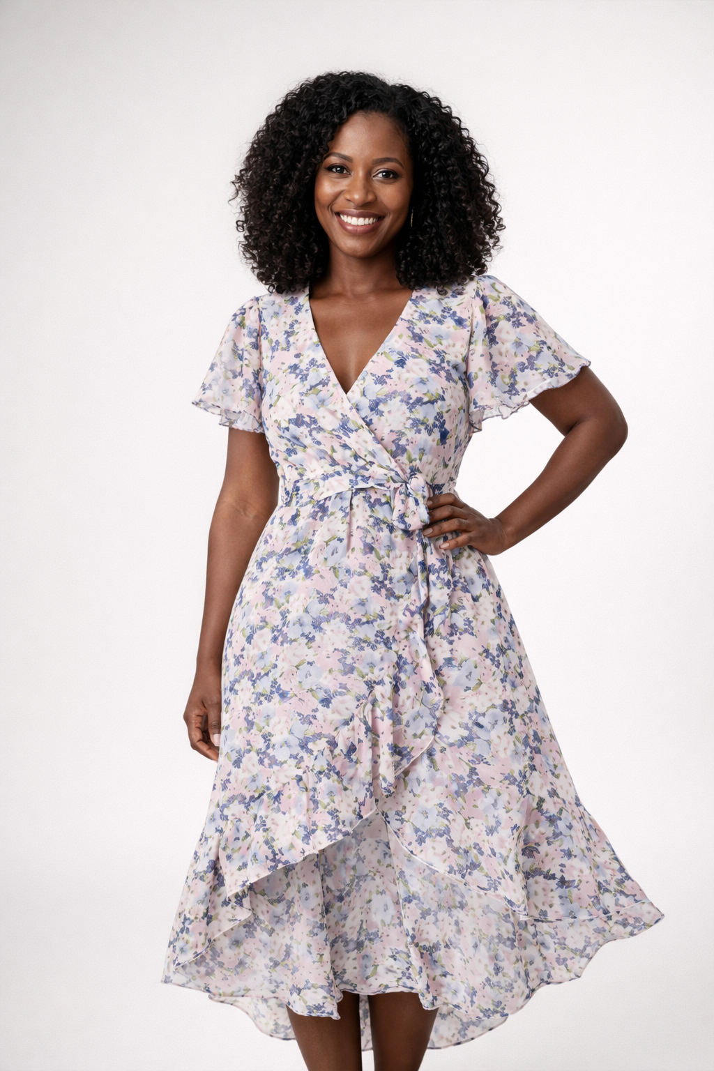 VIVIENNE | Emma - Midi Blumenkleid