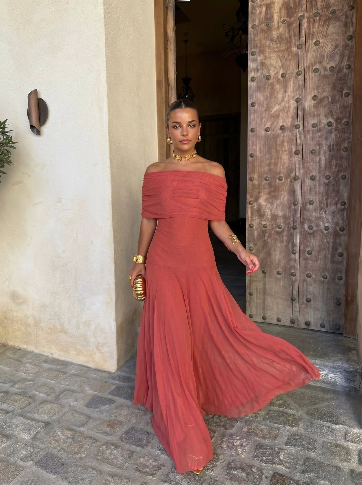 Toledo Lange Kleid