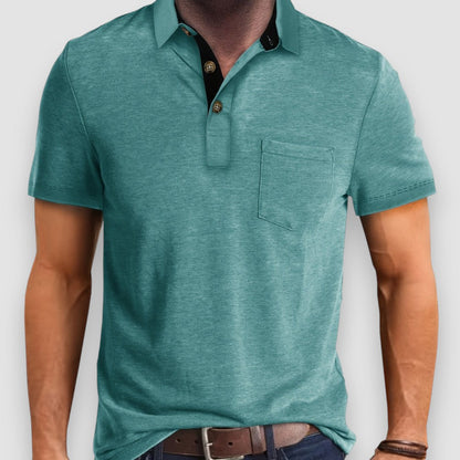 Riven | Durchgeknöpftes Herren Polo-Shirt
