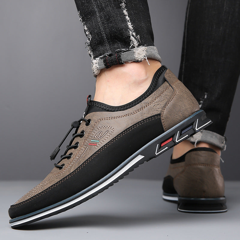 Lässige Lederschuhe