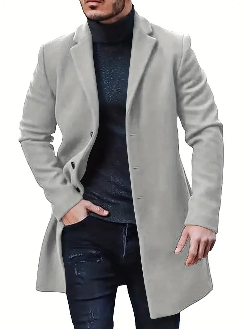 AlpenNord™ | Einreihiger Trenchcoat für Herren