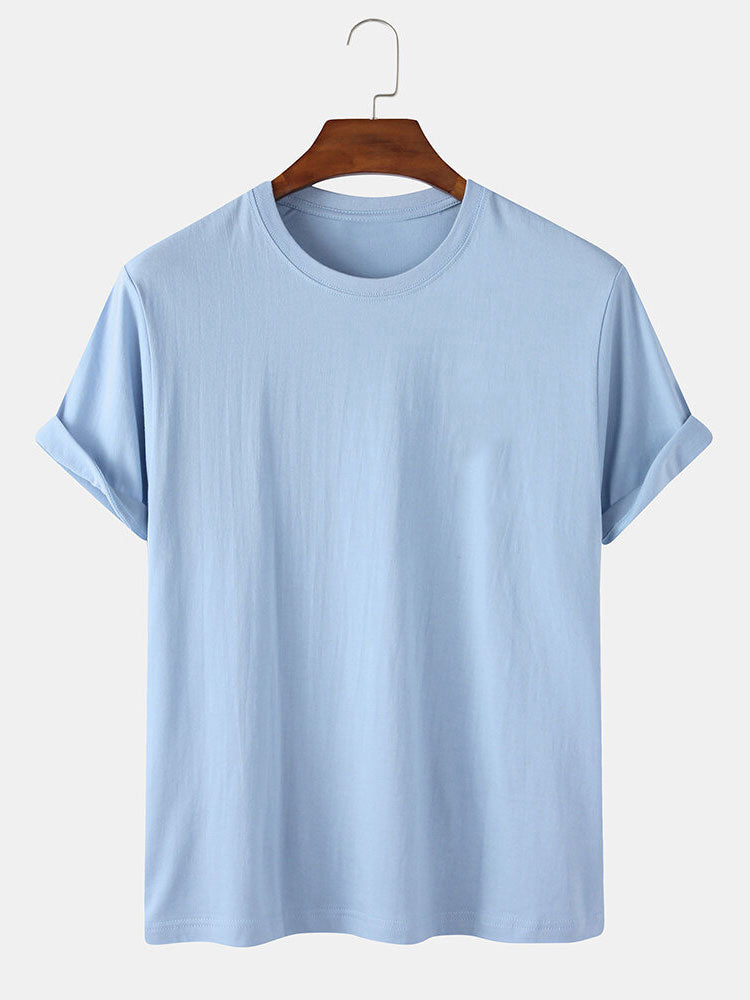 100% Baumwolle Basic T-Shirt