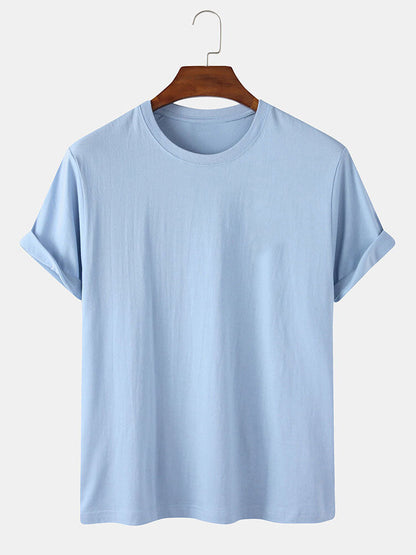 100% Baumwolle Basic T-Shirt