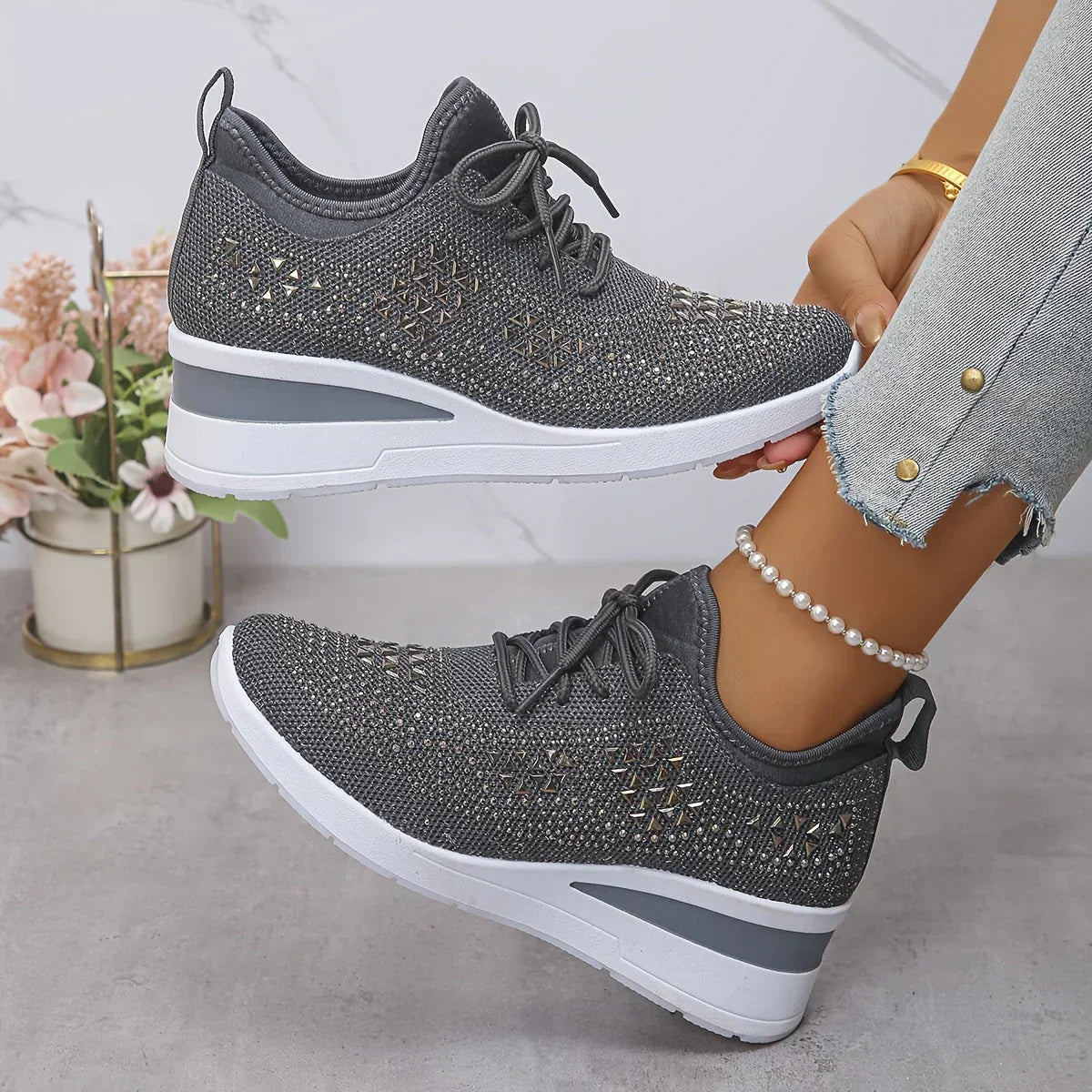 Viviane - glitzerndem Finish.