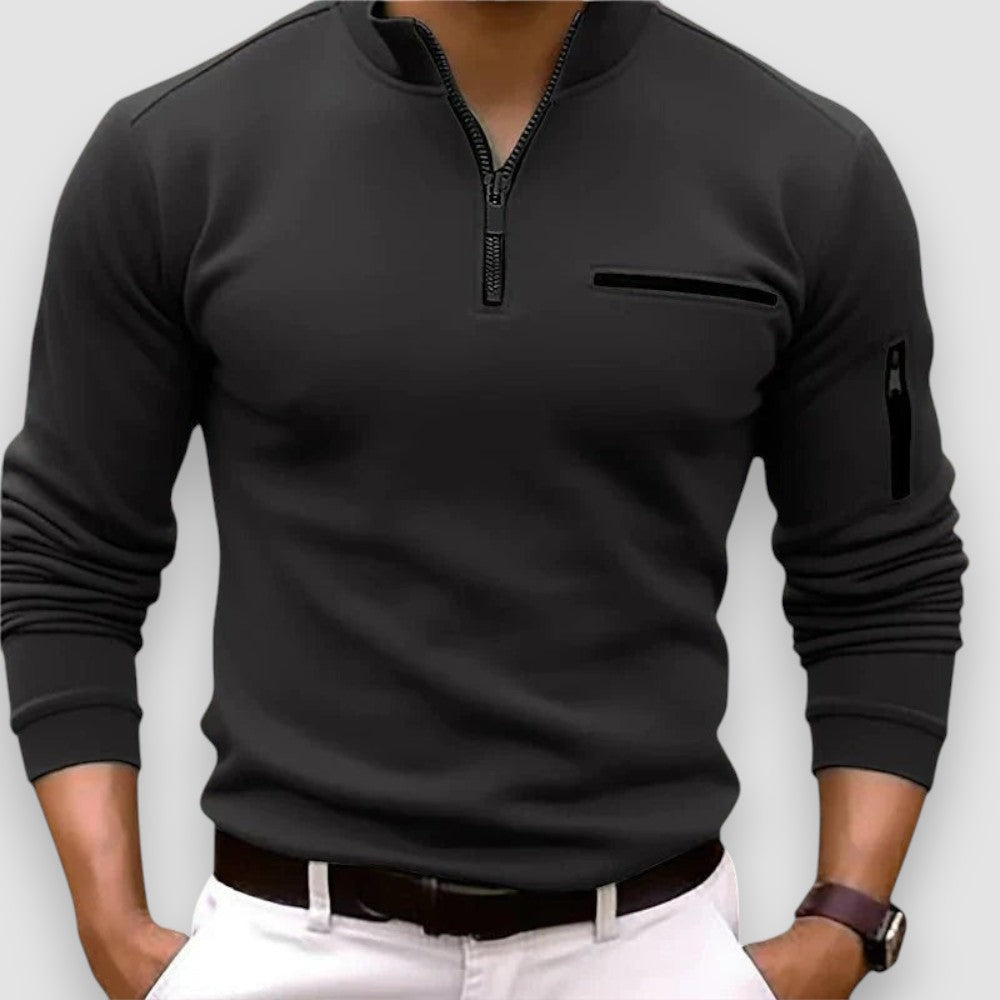 Hugo | Langarm Herren Polo-Shirt